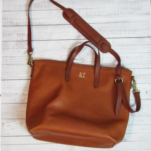 Madewell Handbags - Madewell Leather Transport Crossbody Tote NWT